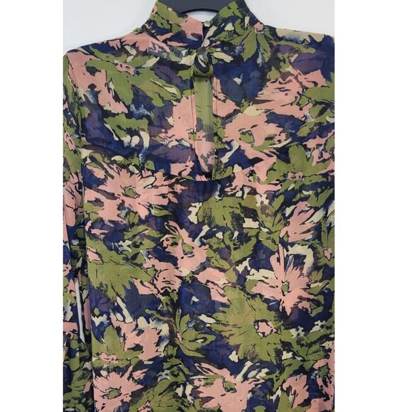 Fab' Rik Blouse Womens Medium Boho Cottagecore Romance French Sleek Shirt - Picture 4 of 9